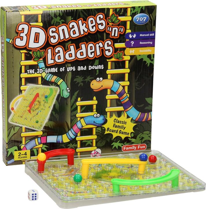 Produktbild Schlangen- und Leiterspiel 3D