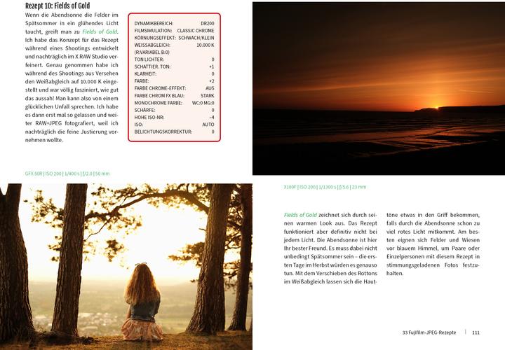 Produktbild 33 JPEG-Rezepte für Fujifilm X-Kameras (Deutsch, Thomas B. Jones, 2023)