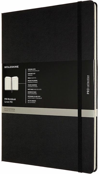 Produktbild Moleskine Pro (A4, Liniert, Harter Einband)