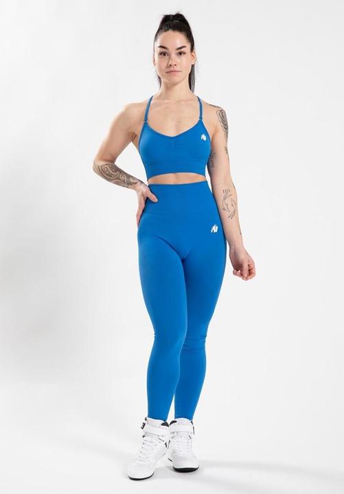 Produktbild Gorilla Wear Olivia Seamless Sports Bra - blau (XS)