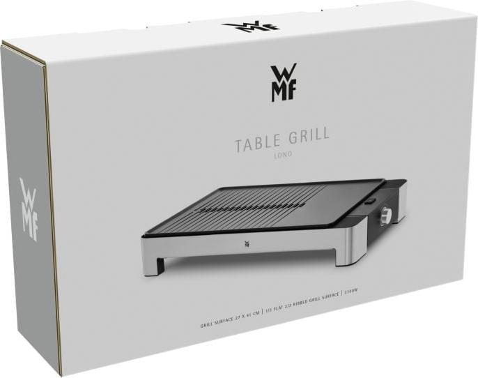 Productafbeelding WMF Tafelgrill electro elektrische grill vlak & geribbeld temperatuurkeuze Lono 2300W