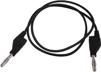Actual product image Velleman Test leads (with moulded 4 mm banana plug) / black