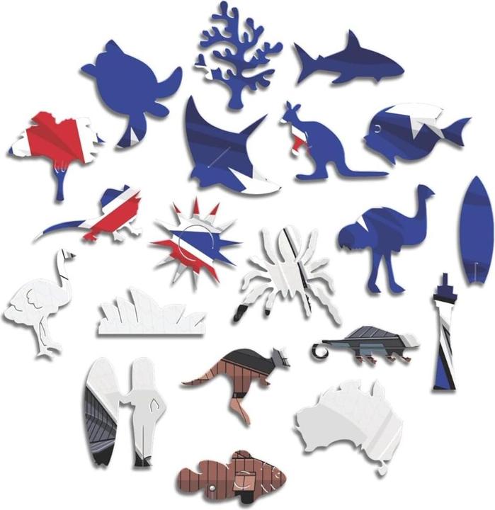 Produktbild Iconic Opernhaus Sydney - Monument Holz Puzzle Grösse L (500 Teile) (500 Teile)