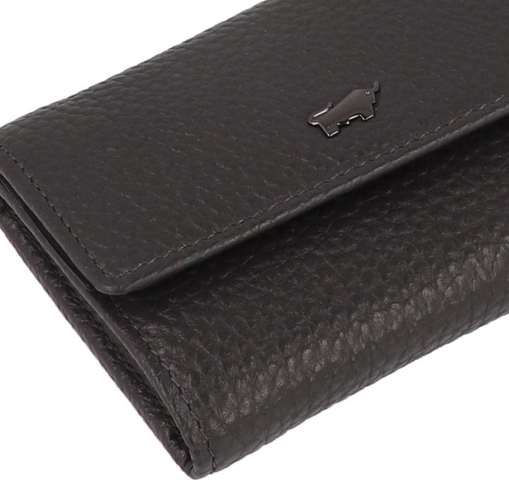 Actual product image Braun Büffel Theo leather key case 10 cm
