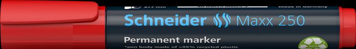 Produktbild Schneider Permanentmarker Maxx 250 Strichstärke: 2-7 mm Schreibfarbe: rot (Rot, 7 mm, 1 x)