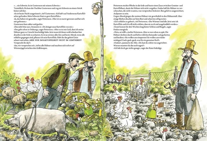 Produktbild Pettersson und Findus. Aufruhr im Gemüsebeet (Deutsch, Sven Nordqvist, 2013)