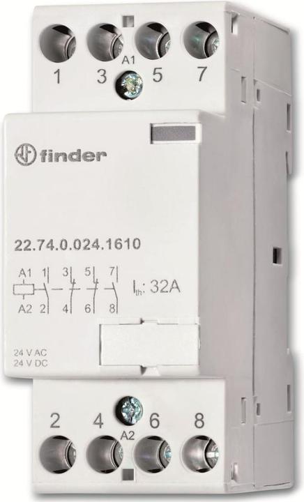 Produktbild Finder Installationsschütz, 230 V, 32 A 4 Schliesser, 22.74.0.230.1310