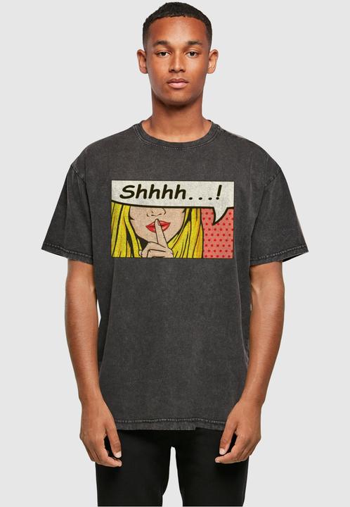 Immagine prodotto Merchcode Maglietta oversize lavata con acido Silent Sign Comic - 116363 (S)