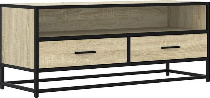 Image du produit VidaXL Armoire TV Lowboard Meuble TV Chêne Sonoma (100 x 34.5 x 40 cm)