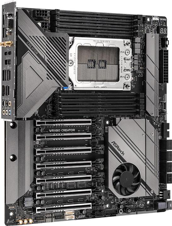 Image du produit AsRock WRX80 CREATOR WRX8 R2.0 (sWRX8, AMD WRX80, E-ATX)
