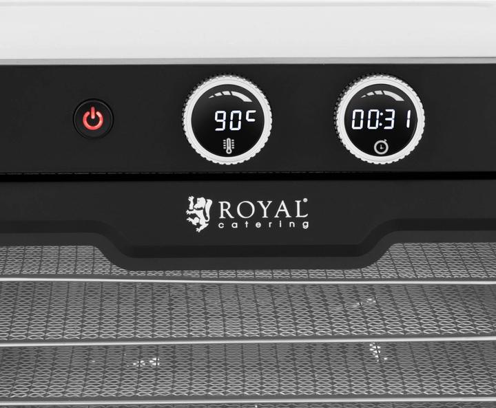 Produktbild Royal Catering Dörrautomat 800 W 8 Etagen Timer bis 24 h Dörrgerät Dehydrator Obsttrockner