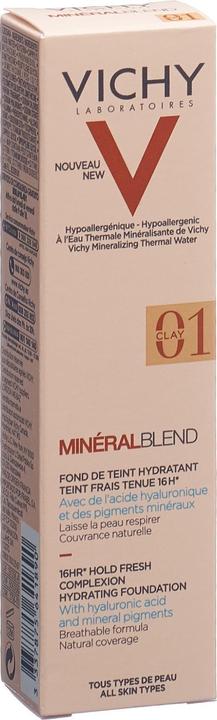 Actual product image Vichy Mineral Blend Make-Up Fluid 01 Clay (01 Clay)