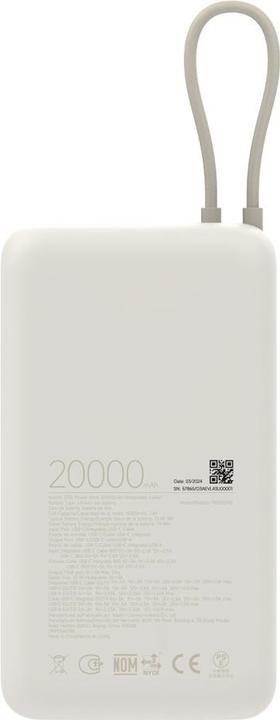 Produktbild Xiaomi Power Bank (Integrated Cable) (20000 mAh, 33 W, 74 Wh)