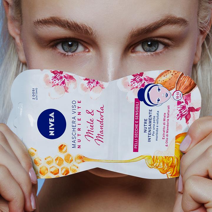 Produktbild NIVEA Gesichtsmaske Verwöhnend Multipack 24 Stück (15 ml)