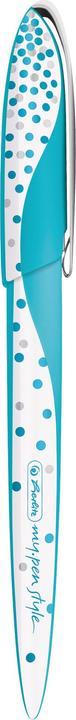 Produktbild Herlitz Füllfederhalter my.pen style Nicewriter Frozen Glam 1 Stück (Blau, Weiss, 1 x)