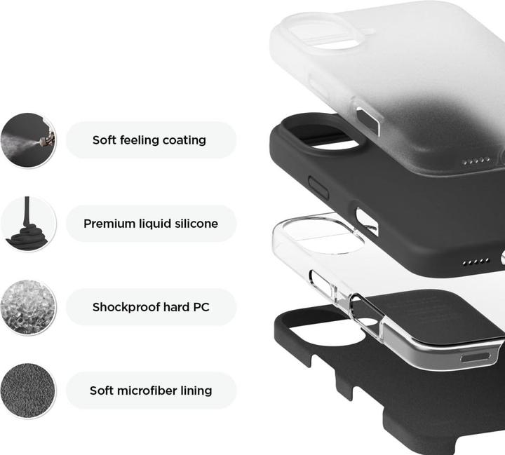 Actual product image Screenguard Liquid Silicone Case (Apple iPhone 16)