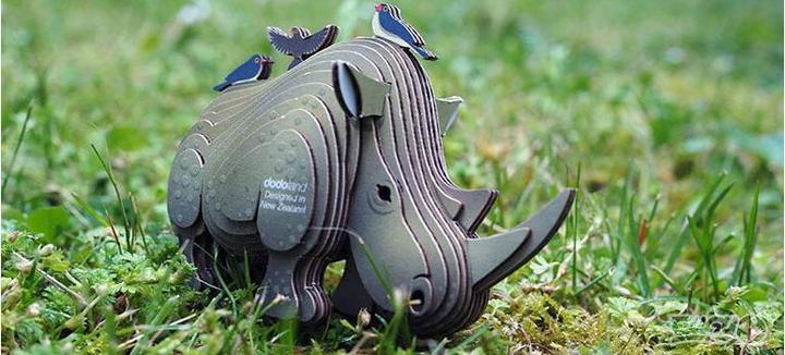 Immagine prodotto Eugy Rinoceronte - 3D Kit modello di figure in cartone