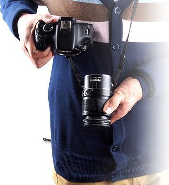 Produktbild Commlite Lens Holder Sony E (Schultergurt)