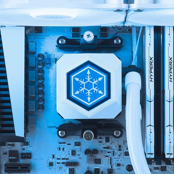 Produktbild Silverstone Permafrost PF240W-ARGB, V2 Komplett-Wasserkühlung
