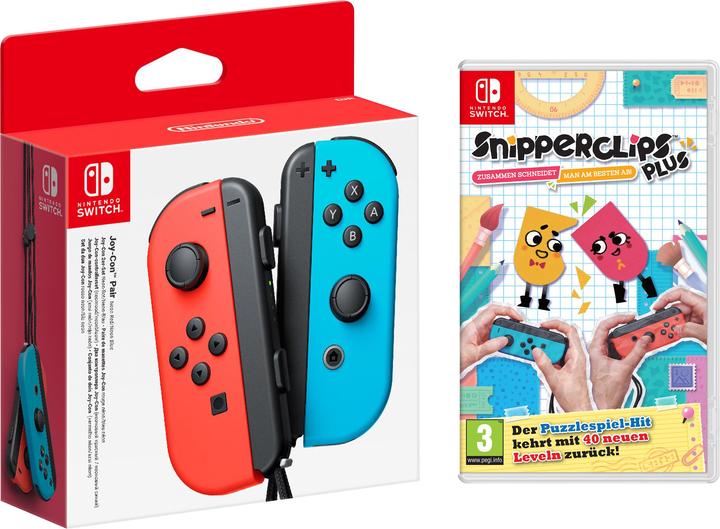Actual product image Nintendo Joy-Con Set + Snipperclips Plus