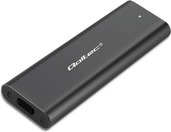Productafbeelding Qoltec Obudowa | kieszeń do dyskówM.2 SATA SSD | NVME | USB type C (M.2 2230)