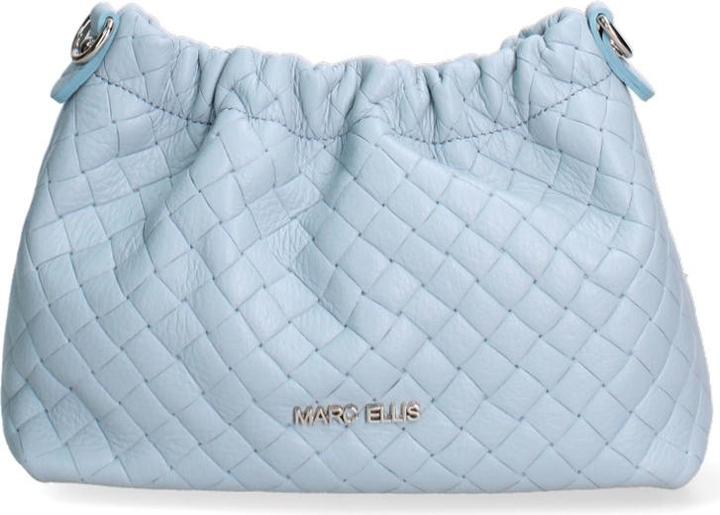 Marc Ellis **Damen Umhängetasche Made In Italy - Modell Lunara Lux - 100% Leder** - 21.0 X 16.0 X 7.5 Cm