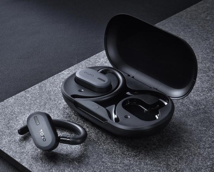 Produktbild Tozo Open Buds True Wireless Stereo (TWS) USB Typ-C Bluetooth In-Ear Headset Schwarz (ANC, 12 h, Kabellos)