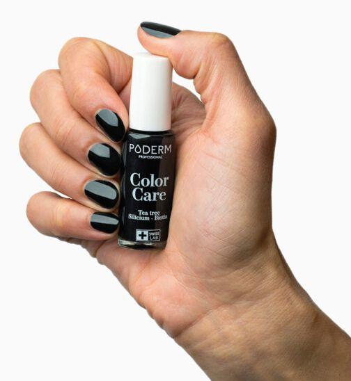 Poderm Vernis Color Care 502 Black (502 Black, Farblack)