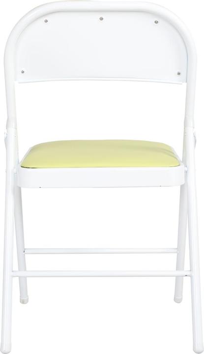 Produktbild HTI-Living Klappstuhl Kunstleder Gestell Weiss 6er-Set