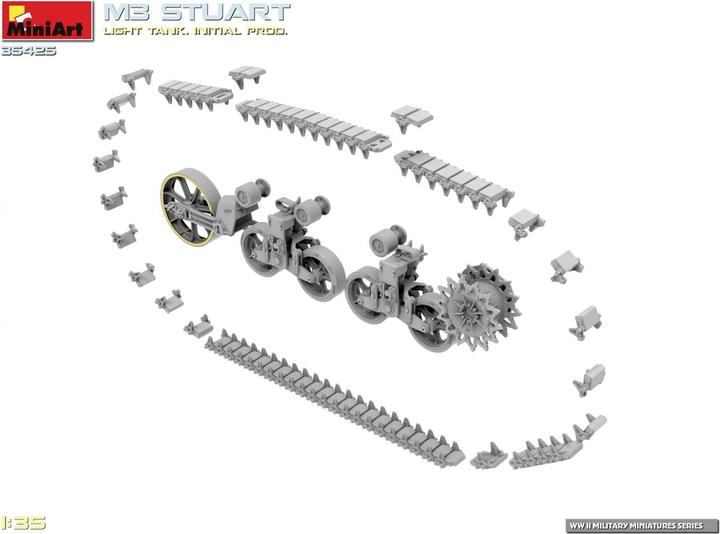 Produktbild 1:35 M3 Stuart leichter Pz. frühe Prod.
