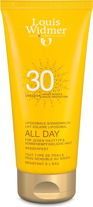 Louis Widmer All Day parfümiert LSF 30 (Sonnenmilch, SPF 30, 200 ml, 255 g)