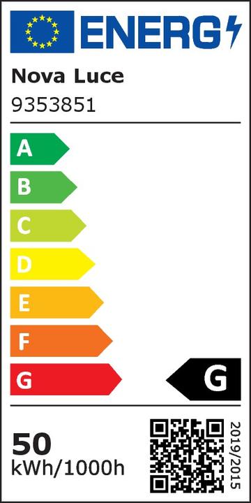 Energy Label Nova Luce Rando Thin (3250 lm)