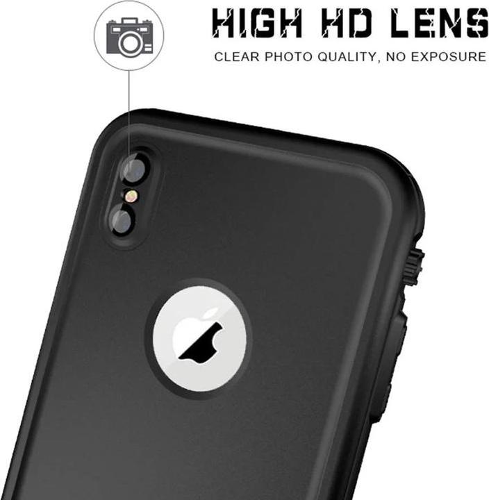 Image du produit Redpepper Apple iPhone Xs Max - IP68 Dot+ Series Wasserdichtes Outdoor Case, schwarz (Apple iPhone XS Max)