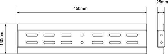 Produktbild Multibrackets ÿM Public Video Wall Mount Rail 450 (Adapter- / Montageplatten)
