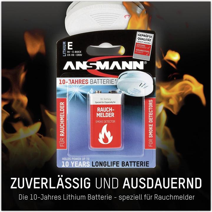 Image du produit Ansmann E-block (1 pcs, 9V Block, 1100 mAh)