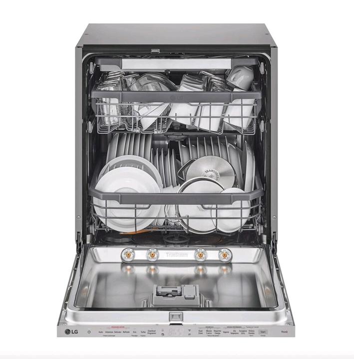 Produktbild LG QuadWash DB365TXS Vollspülmaschine Klasse B 14 Massgedecke Dampf Wi-Fi