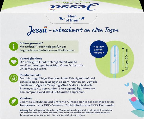 Actual product image dm Jessa Tampons Super Plus (48 x)