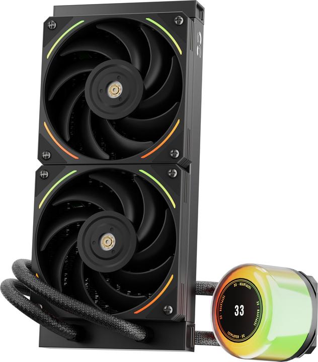 Actual product image 1stplayer Kit Watercooling AIO CC RGB - 240mm (Noir)