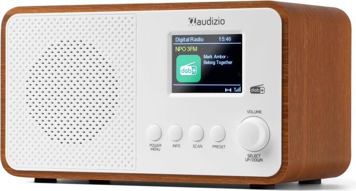 Produktbild Audizio DAB+ Radio Avio Weiss, Radio Tuner: FM, DAB+ (DAB+, FM, Bluetooth)