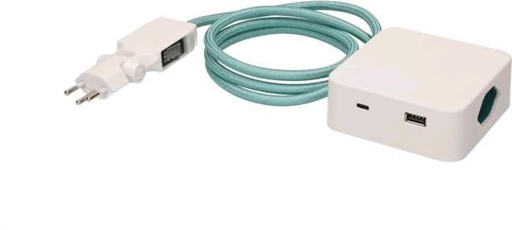 Produktbild Max Hauri maxTEX Cube (3 x, USB-A, USB-C, Typ 13, 2 m)