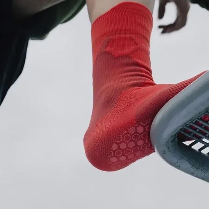 Image du produit NovoSoxx Fussballsocken Gr. 42-47 Grip Socken Fussball Strümpfe GripSoxx Rot (42 - 47)