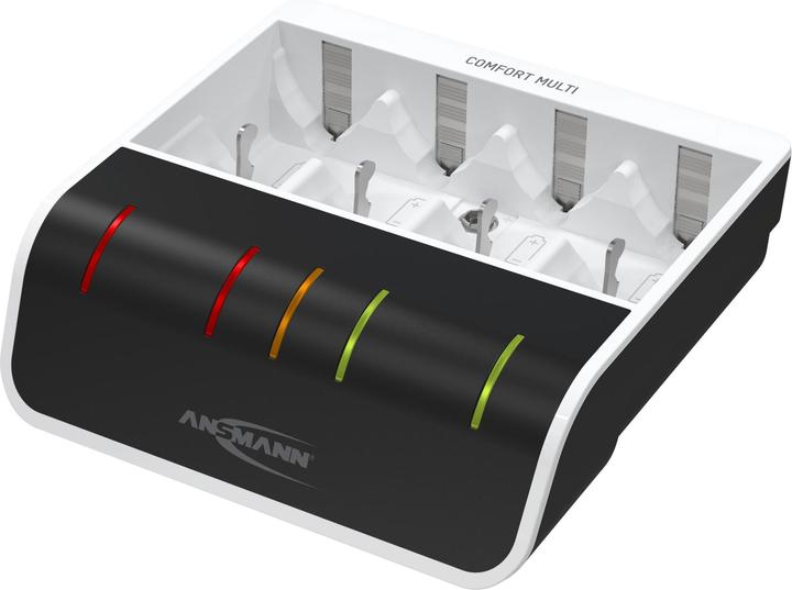 Produktbild Ansmann Comfort Multi Ladegerät (1 Stk., AA, HR03, 800 mAh, Ladegerät ohne Akku)