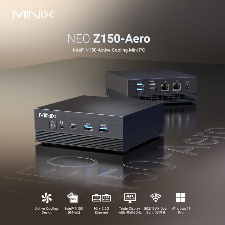 Produktbild Minix NEO Z150-Aero 512 GB (Intel N150, 16.38 GB, 64 GB)