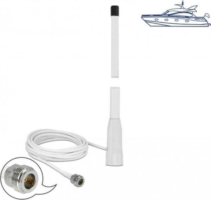 Produktbild Delock WLAN 802.11 b/g/n Marine Antenna - Antenne (WLAN)