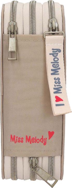 Produktbild Depesche Miss Melody 3-Fach Federtasche Poppy Sand