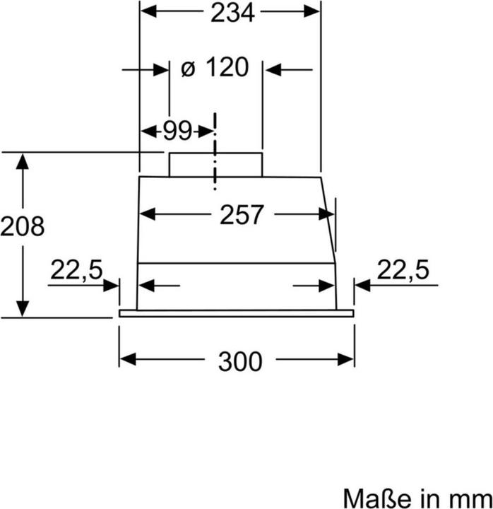 Produktbild Neff DNAA511C (Huttenlüfter)
