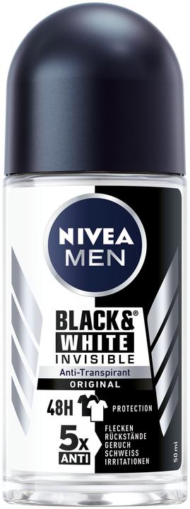 Produktbild NIVEA Men Invisible for Black & White (Roll-on, 50 ml)