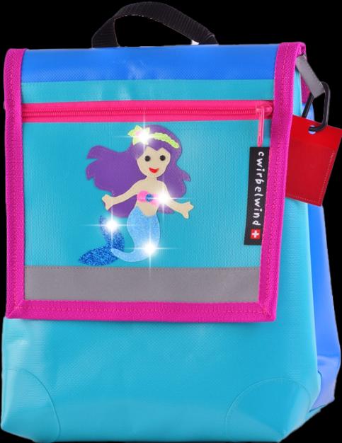 Cwirbelwind Kindergartenrucksack Sirena Glitzer