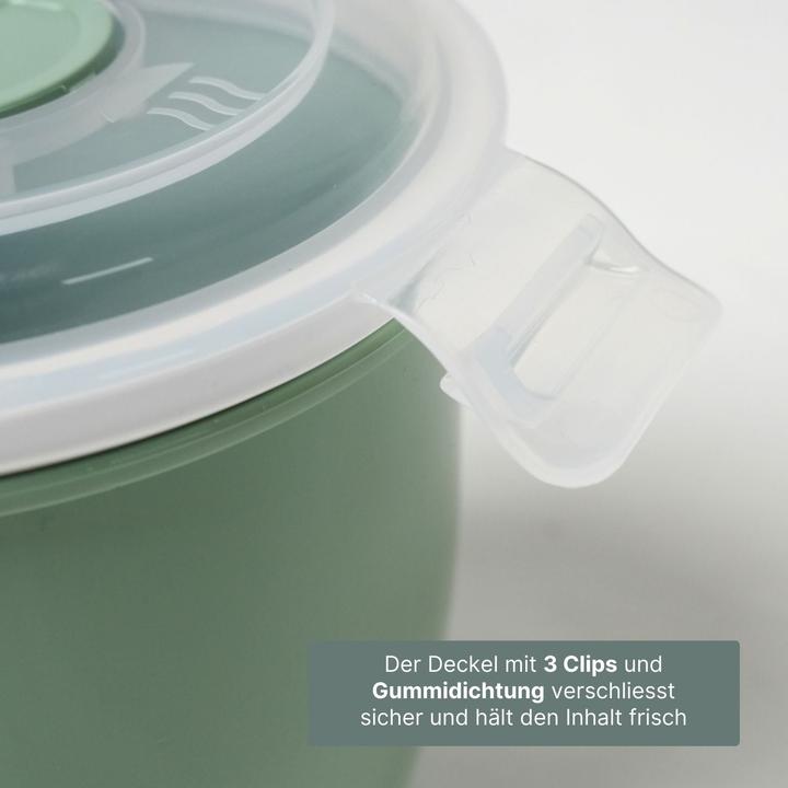 Produktbild Hobby Mikrowellen-Tasse mit Henkel Mikrowellen-Becher Lunchbecher Suppen-Mug (620 ml, 1 x)