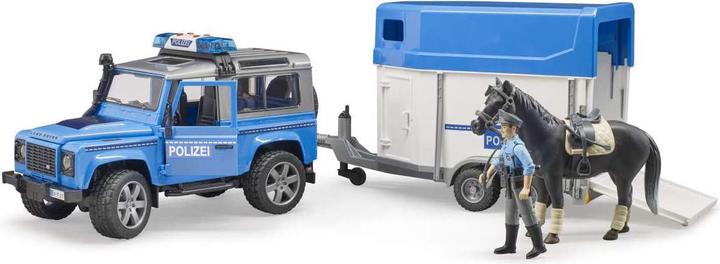 Actual product image Bruder Land Rover Defender police vehicle